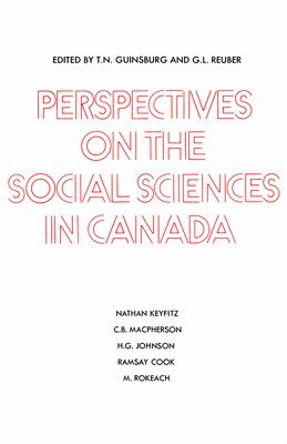 bokomslag Perspectives on the Social Sciences in Canada