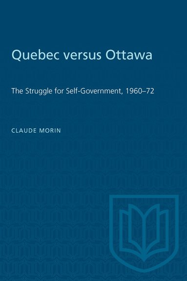 bokomslag Quebec Versus Ottawa