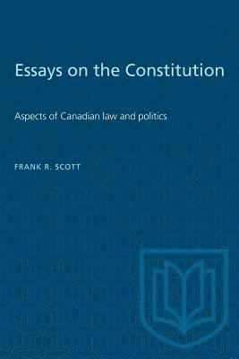 bokomslag Essays On The Constitution