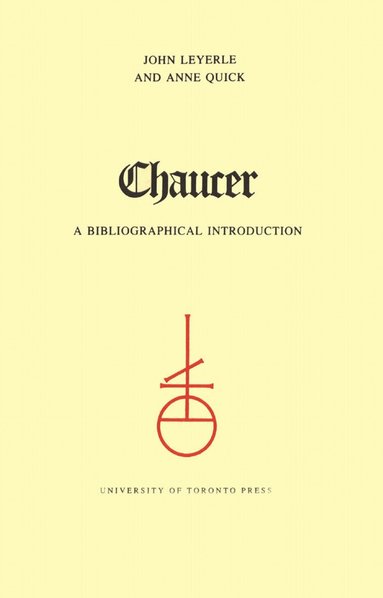 John Leyerle, Anne Quick - Chaucer, Häftad