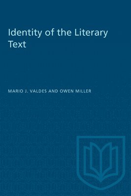 bokomslag Identity of the Literary Text