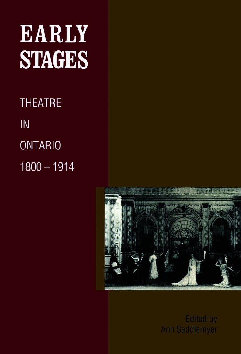 Anne Saddlemyer - Early Stages, Häftad