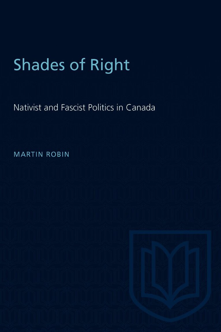 Martin Robin - Shades of Right, Häftad