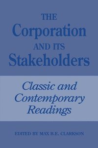 bokomslag Corporation and Its Stakeholders