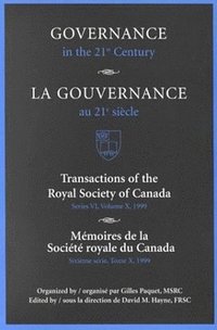 bokomslag Governance in the 21st Century / Gouvernance Au 21e Sicle