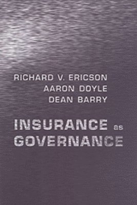 Insurance as Governance 1