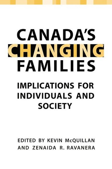 bokomslag Canada's Changing Families