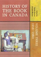 bokomslag History of the Book in Canada