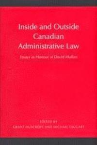 bokomslag Inside and Outside Canadian Administrative Law