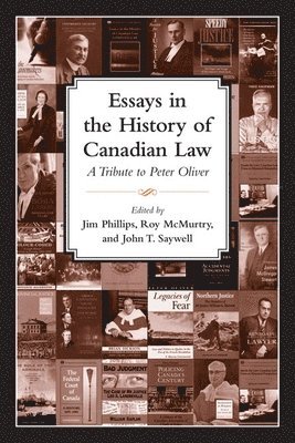 Essays in the History of Canadian Law, Volume X 1