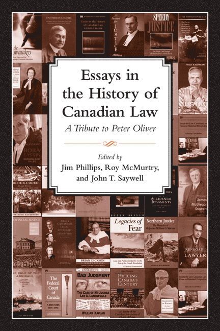 XEssays in the History of Canadian Law, Volume X