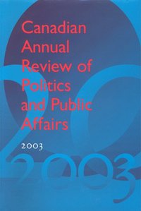 bokomslag Canadian Annual Review of Politics & Public Affairs