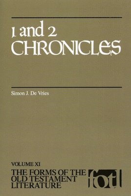 Simon J. De Vries, Rolf P.; Tucker Knierim - 1 and 2 Chronicles, Häftad