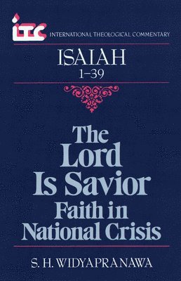 bokomslag Isaiah 1-39: The Lord a Savior