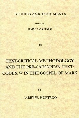 bokomslag Text-critical Methodology and the Pre-Caesarean Text
