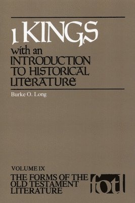 bokomslag I Kings with an Introduction to Historical Literature