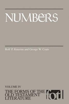 W. Coats, George, P. Knierim, Rolf - Forms of Old Testament Literature, Häftad