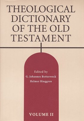 bokomslag Theological Dictionary of the Old Testament: v. 2