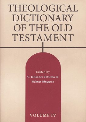 Theological Dictionary of the Old Testament: v. 4 1