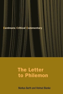 Markus, Barth, Helmut, Blanke, Markus Barth, Helmut Blanke - Letter to Philemon, Häftad