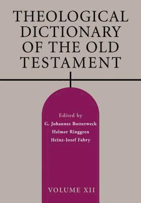 bokomslag Theological Dictionary of the Old Testament, Volume XII