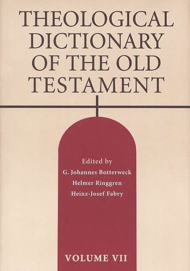 bokomslag Theological Dictionary of the Old Testament