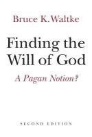 Finding the Will of God 1