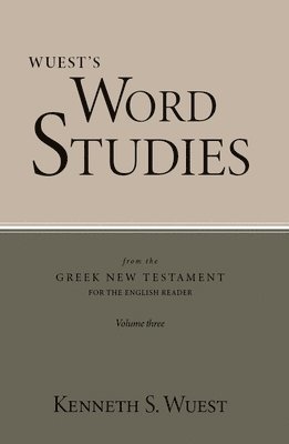 bokomslag Word Studies in the Greek New Testament, volume 3