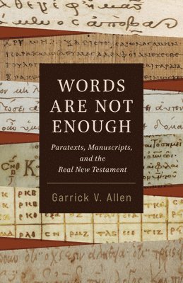 bokomslag Words Are Not Enough: Paratexts, Manuscripts, and the Real New Testament