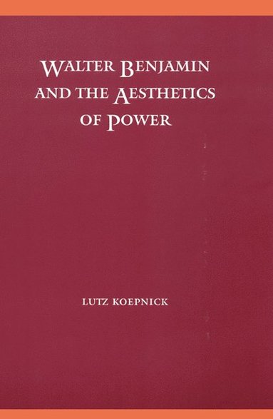 bokomslag Walter Benjamin and the Aesthetics of Power