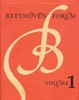 Beethoven Forum, Volume 1 1