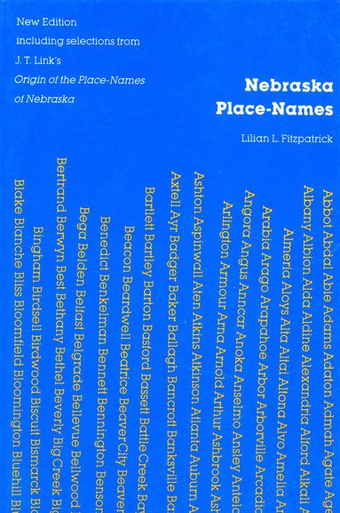 bokomslag Nebraska Place-Names