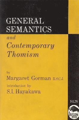 bokomslag General Semantics and Contemporary Thomism