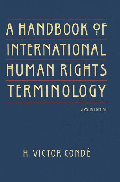 bokomslag Handbook of International Human Rights Terminology
