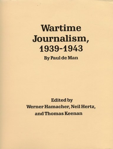 bokomslag Wartime Journalism, 1939-43