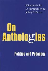 bokomslag On Anthologies