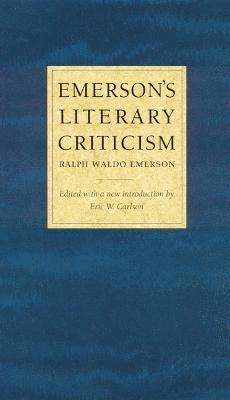 Emerson's Literary Criticism 1