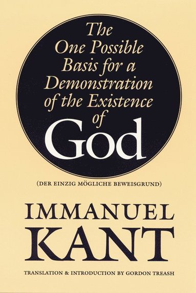 bokomslag One Possible Basis for a Demonstration of the Existence of God