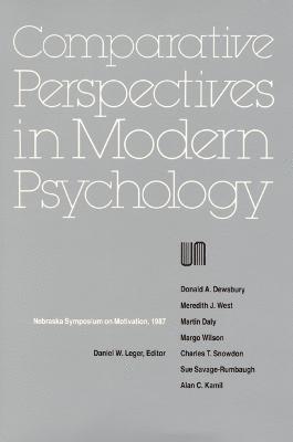 Nebraska Symposium, Daniel W. Leger, Daniel W Leger - Nebraska Symposium on Motivation, 1987, Volume 35, Häftad
