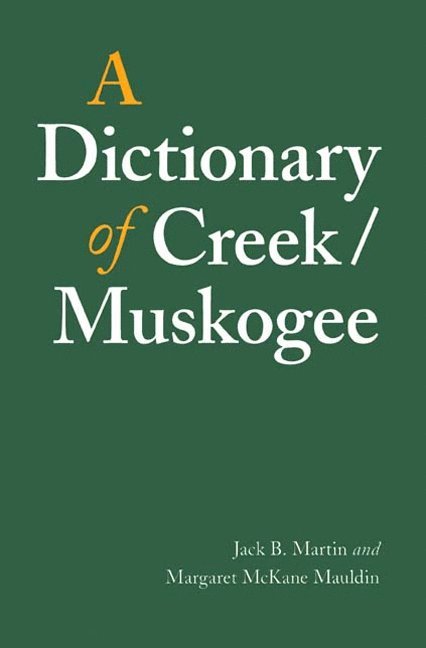 Dictionary of Creek/Muskogee