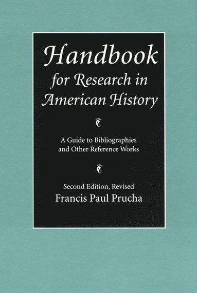 bokomslag Handbook for Research in American History