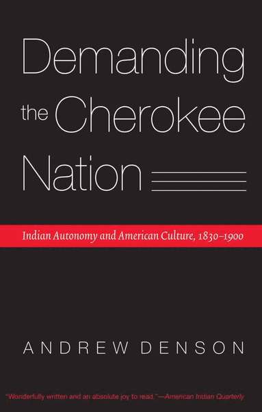 bokomslag Demanding the Cherokee Nation