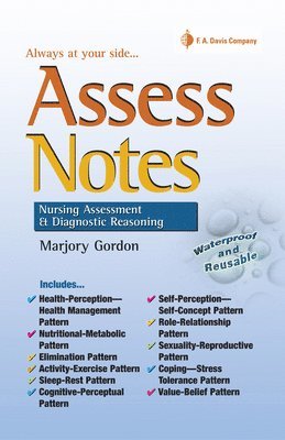 bokomslag Asses Notes: Nursing Assessment and Diagnostic Reasoning for Clincal Practice