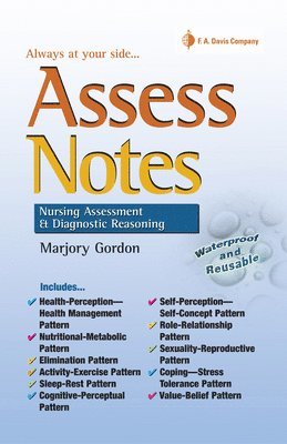 Marjory Gordon - Assess Notes, Häftad