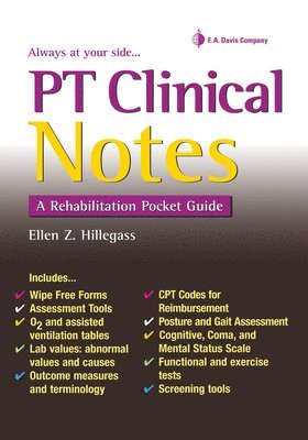 bokomslag Pt Clinical Notes : a Rehabilitation Pocket Guide