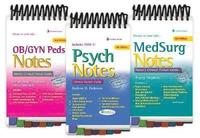 bokomslag Clinical Notes Package: Psych Notes 4e & OB/Peds Notes 2e & Med Surg Notes 3e