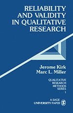 Jerome Kirk, Marc L. Miller - Reliability and Validity in Qualitative Research, Inbunden