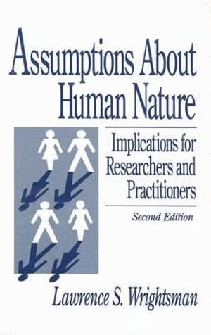 Lawrence S. Wrightsman - Assumptions about Human Nature, Inbunden