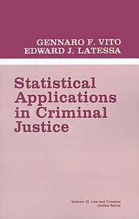 bokomslag Statistical Applications in Criminal Justice