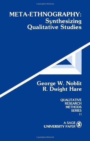 George W. Noblit, R . Dwight Hare - Meta-Ethnography, Häftad